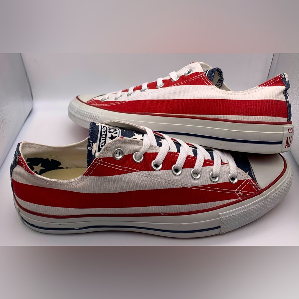 COPY - NWT Converse All Star Ox "Stars and Bars" UNISEX Men's 11